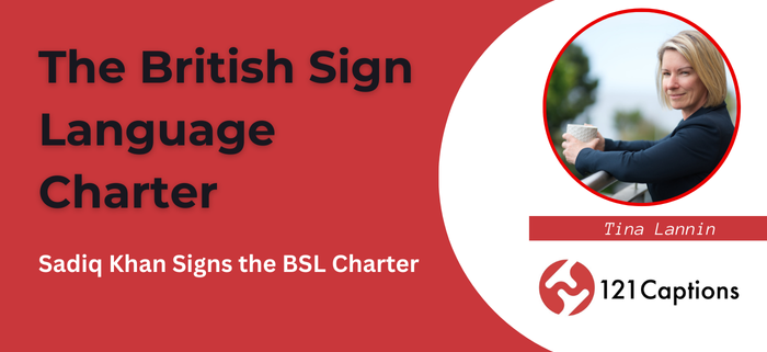 Sadiq Khan Signs the British Sign Language Charter